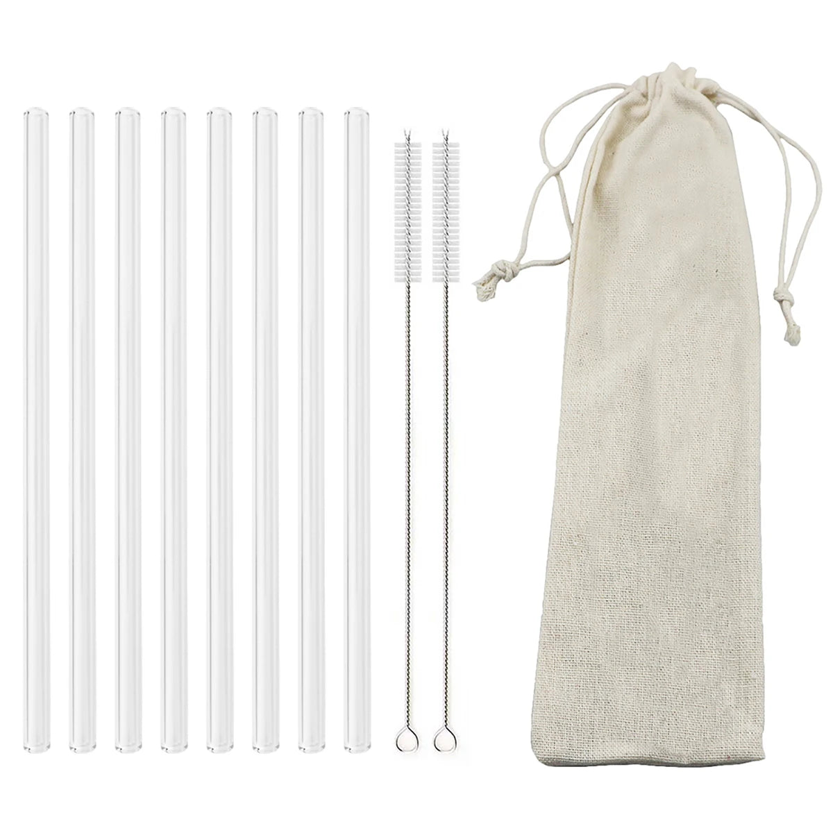 Reusable Glass Straws