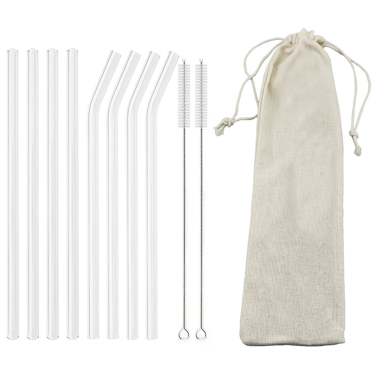 Reusable Glass Straws