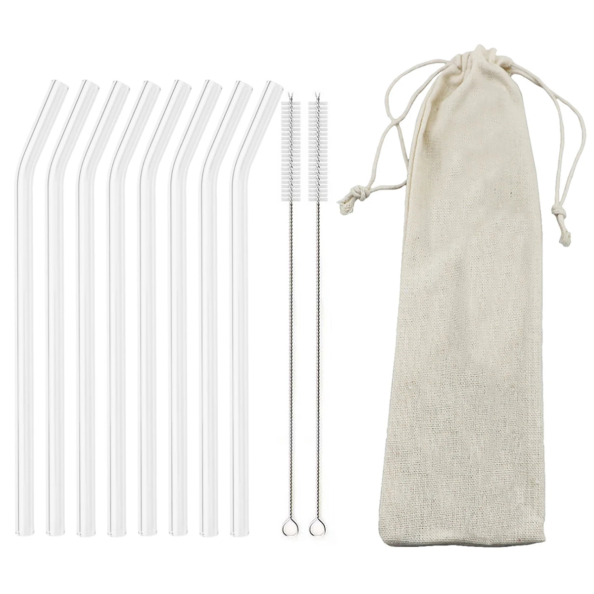 Reusable Glass Straws