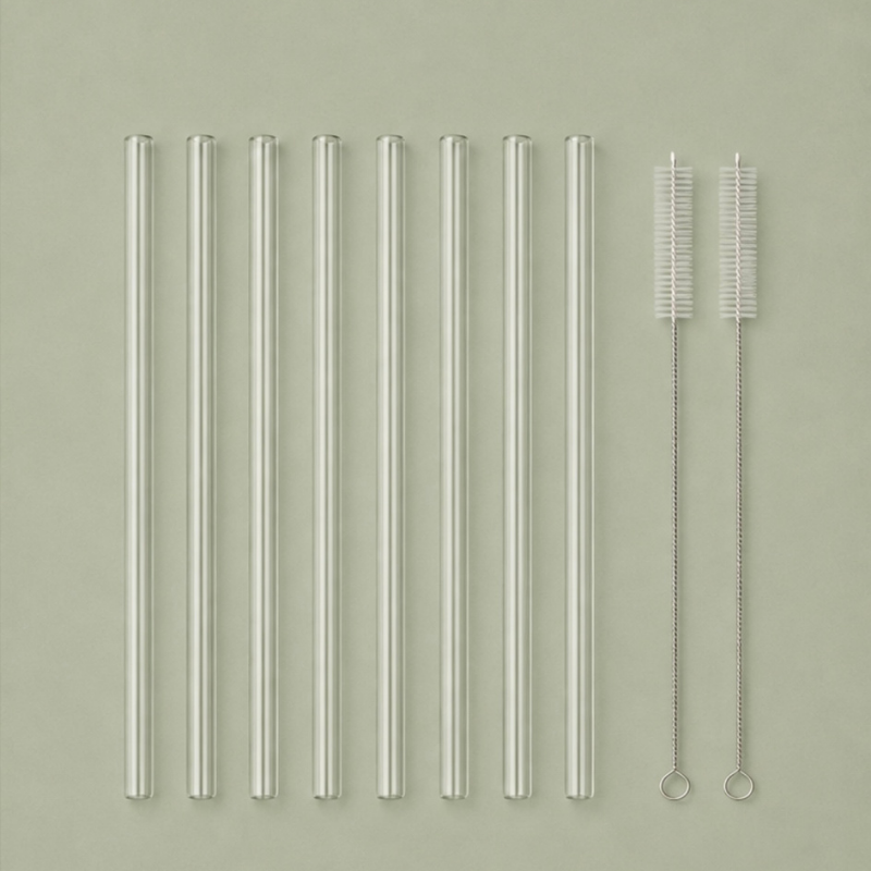 Glass Straw Set